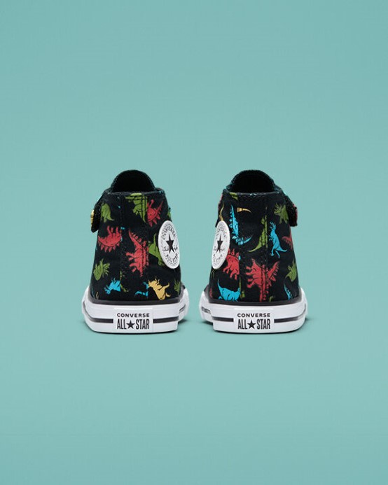 Chuck Taylor All Star Easy-on Dinosaurs Black/soft Red/baltic Blue Converse