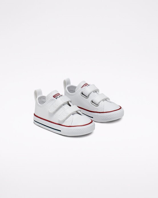 Biele Skľučovadlo Taylor All Star Easy-on Kožené Converse
