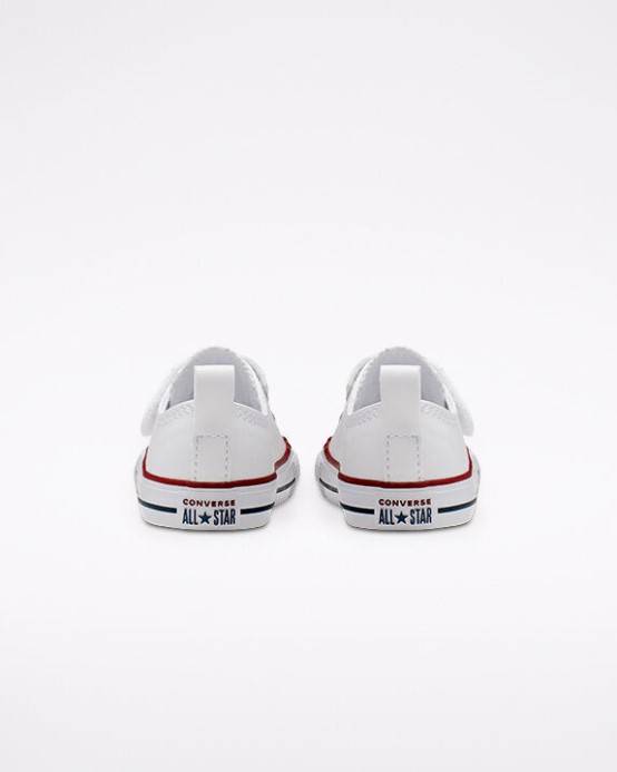 Biele Skľučovadlo Taylor All Star Easy-on Kožené Converse