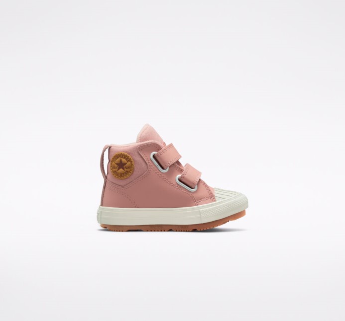 Hrdzavoružová/bledá Tmel Chuck Taylor All Star Berkshire Boot Easy-on Leather Converse