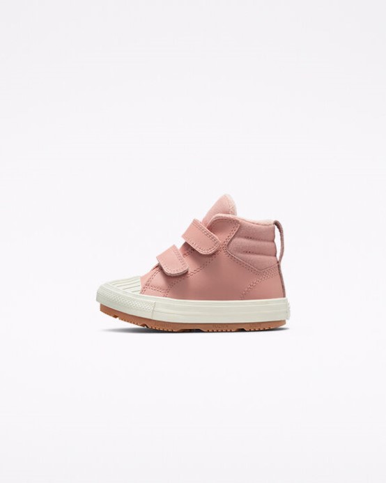 Hrdzavoružová/bledá Tmel Chuck Taylor All Star Berkshire Boot Easy-on Leather Converse