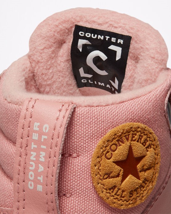 Hrdzavoružová/bledá Tmel Chuck Taylor All Star Berkshire Boot Easy-on Leather Converse