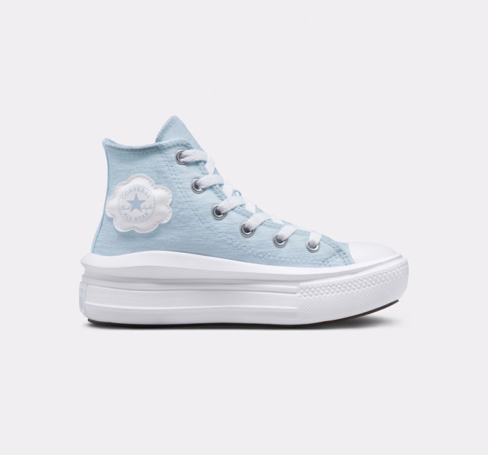 Chuck Taylor All Star Move Platforma Cloud Patch Lt Armory Blue/jp Blue Converse