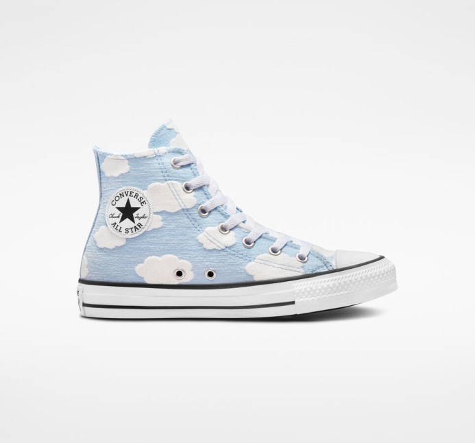 Lt. Zbrojovka Modrá/biela/čierna Converse Chuck Taylor All Star Clouds