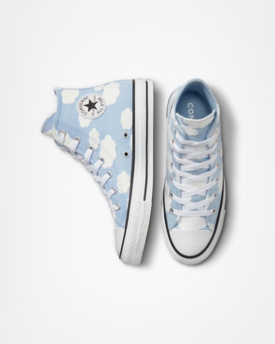 Lt. Zbrojovka Modrá/biela/čierna Converse Chuck Taylor All Star Clouds