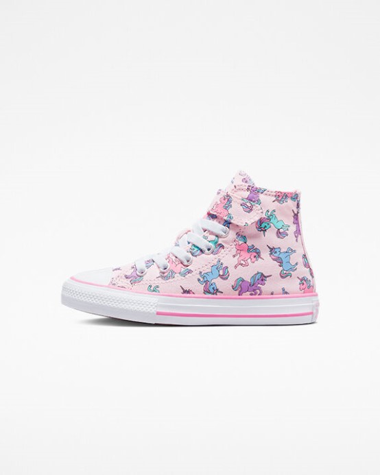 Converse Chuck Taylor All Star Easy-on Jednorožce Ružová Penová/ružová/univerzitná Modrá
