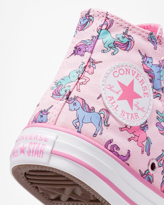 Converse Chuck Taylor All Star Easy-on Jednorožce Ružová Penová/ružová/univerzitná Modrá