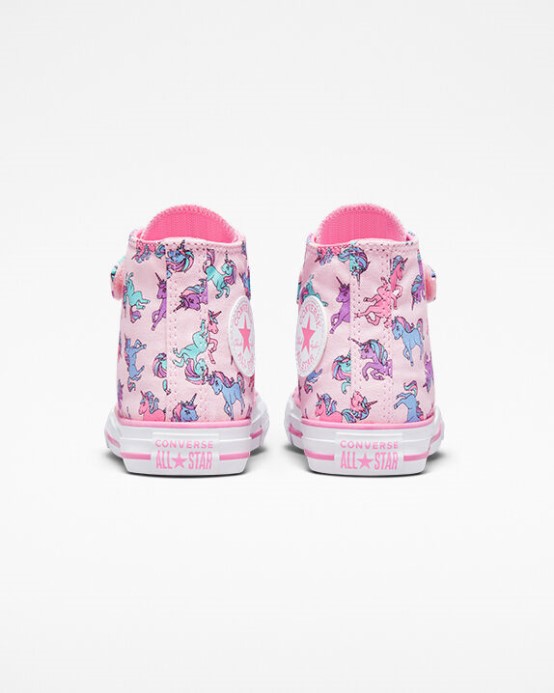 Converse Chuck Taylor All Star Easy-on Jednorožce Ružová Penová/ružová/univerzitná Modrá