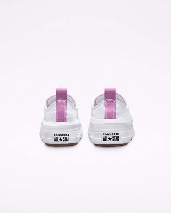 Converse Skľučovadlo Taylor All Star Move Platforma Biela/pixel Fialová