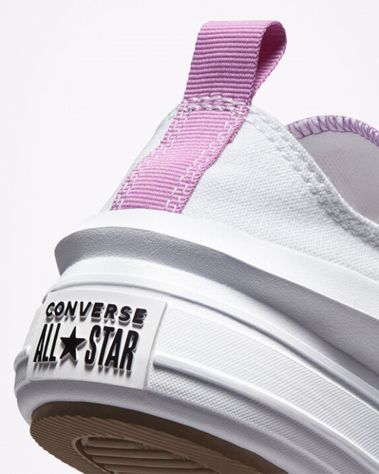 Converse Skľučovadlo Taylor All Star Move Platforma Biela/pixel Fialová