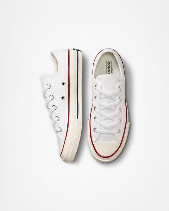 Biele/granát/egret Converse Skľučovadlo 70 Vintage Canvas
