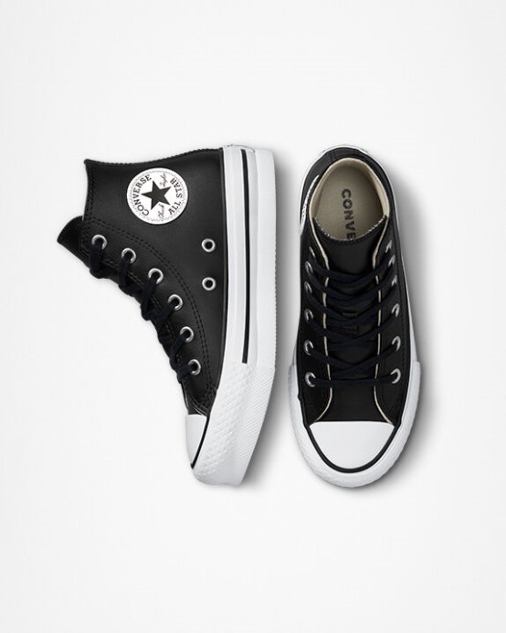 Converse čierna/prírodná Slonovina/biela Skľučovadlo Taylor All Star Lift Platform Skin