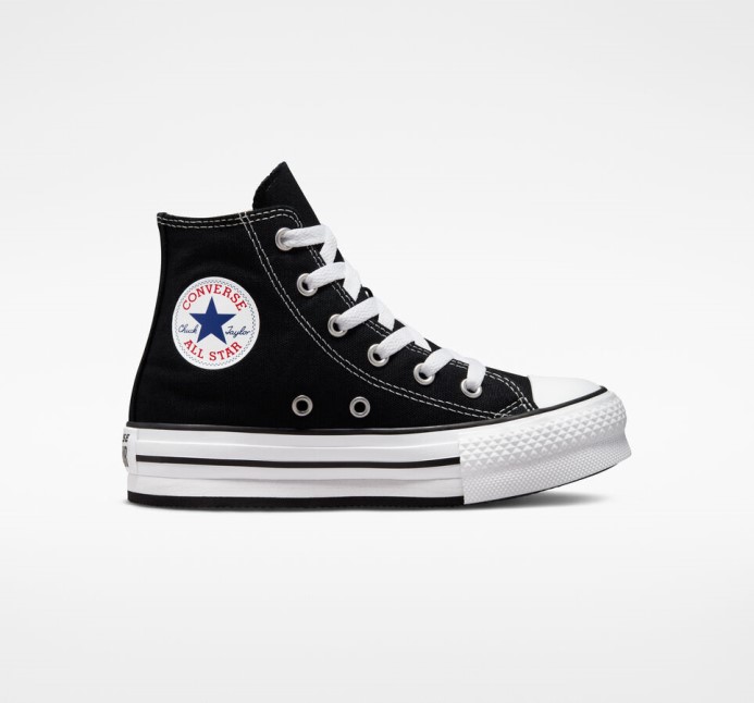 Skľučovadlo Taylor All Star Lift Platform Converse čierna/biela