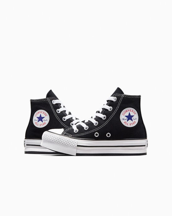 Skľučovadlo Taylor All Star Lift Platform Converse čierna/biela - Kliknutím na obrázok zatvorte -