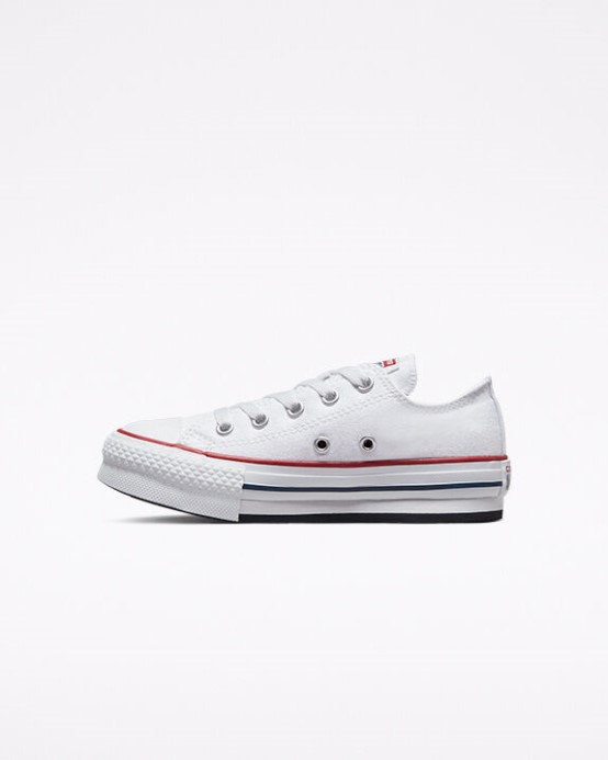 Biela/granátová/námornícke Skľučovadlo Taylor All Star Lift Platform Converse - Kliknutím na obrázok zatvorte -