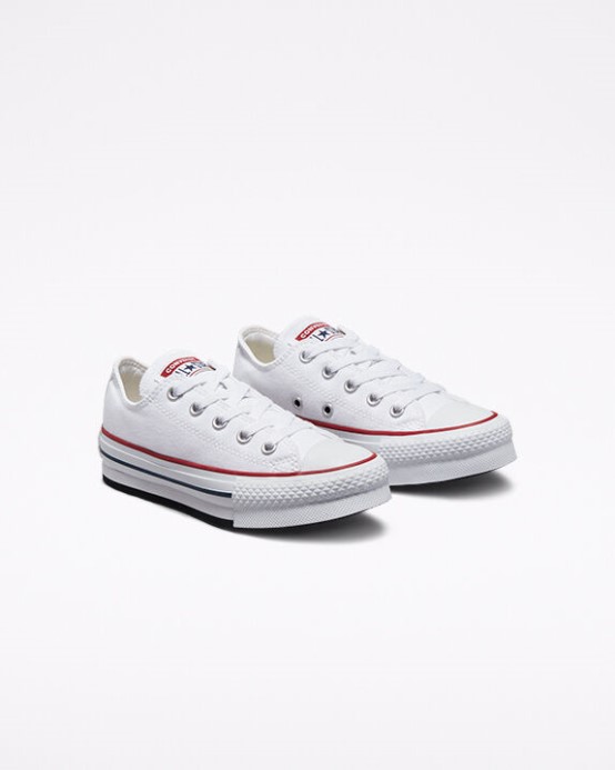 Biela/granátová/námornícke Skľučovadlo Taylor All Star Lift Platform Converse