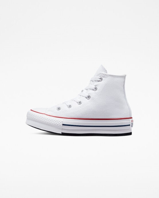 Biela/granátová Converse Skľučovadlo Taylor All Star Lift Platform
