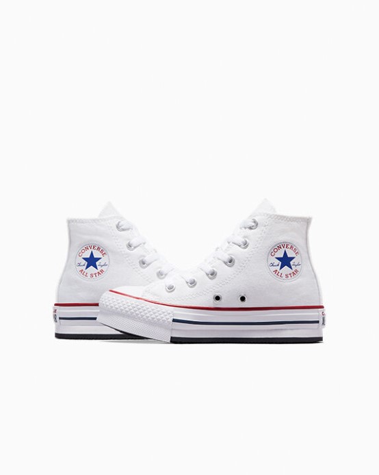 Biela/granátová Converse Skľučovadlo Taylor All Star Lift Platform