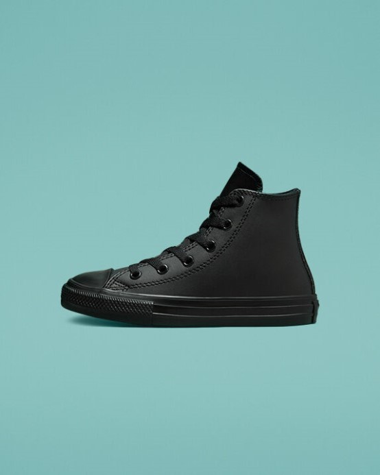Converse čierne Skľučovadlo Taylor All Star Koža
