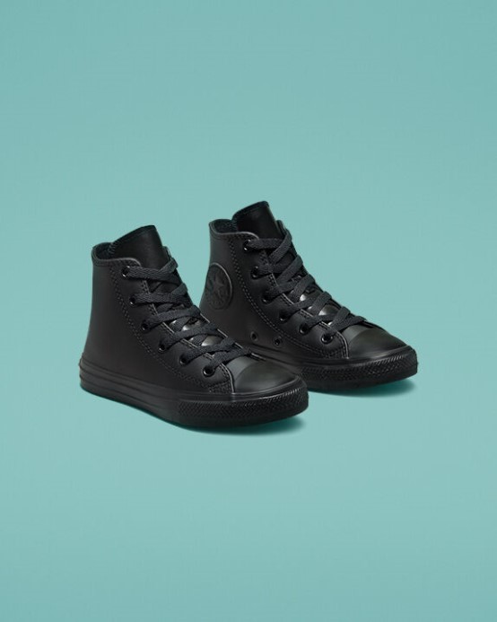 Converse čierne Skľučovadlo Taylor All Star Koža