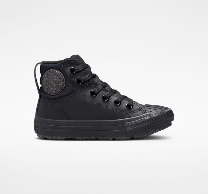 Chuck Taylor All Star Berkshire Topánka Koža čierna/železná Sivá Converse