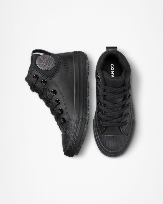 Chuck Taylor All Star Berkshire Topánka Koža čierna/železná Sivá Converse