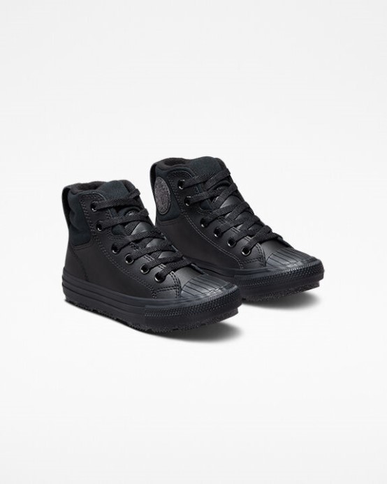 Chuck Taylor All Star Berkshire Topánka Koža čierna/železná Sivá Converse