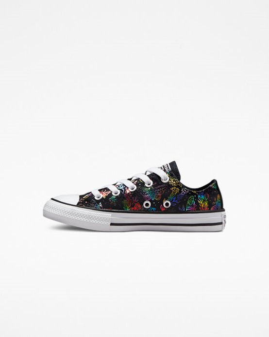 Chuck Taylor All Star Butterfly Lesk Converse čierna/ružová/fialová/modrá
