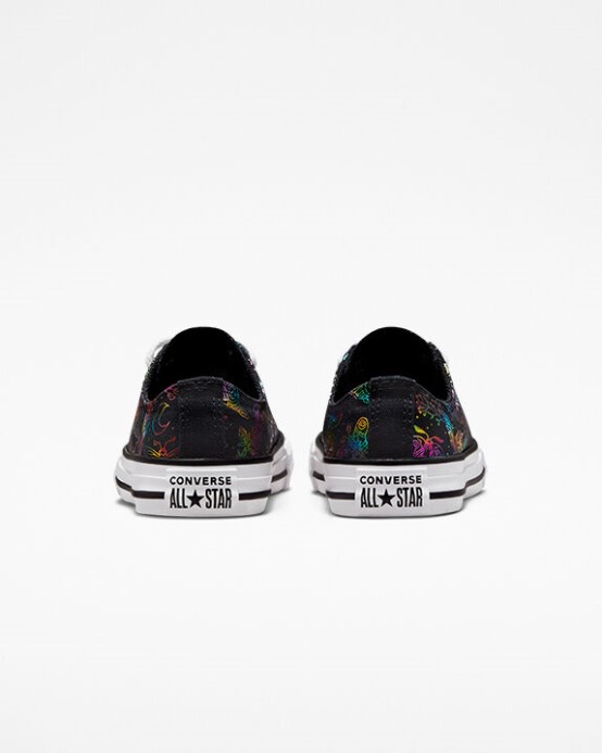Chuck Taylor All Star Butterfly Lesk Converse čierna/ružová/fialová/modrá