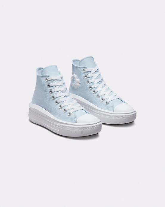 Chuck Taylor All Star Move Platforma Cloud Patch Converse Lt Armory Blue/jp Blue