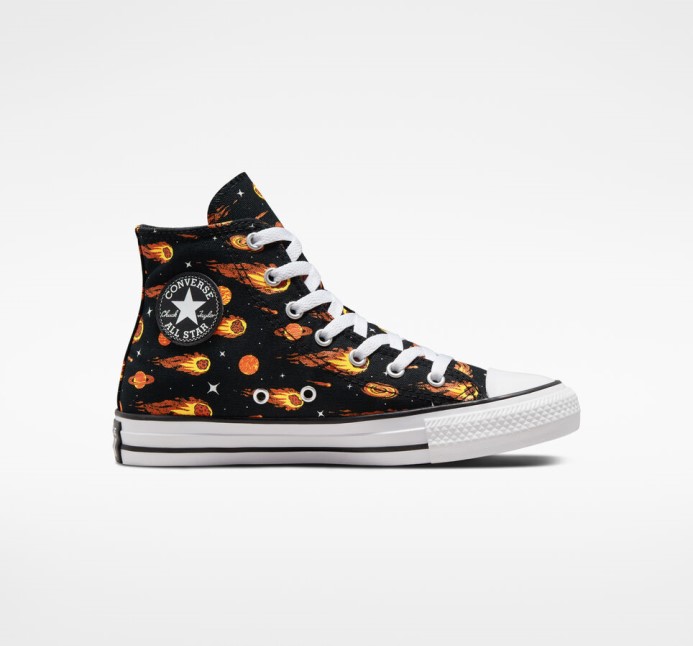 Black/amarillo/white Chuck Taylor Všetky Hviezdne Kométy Konverzujú