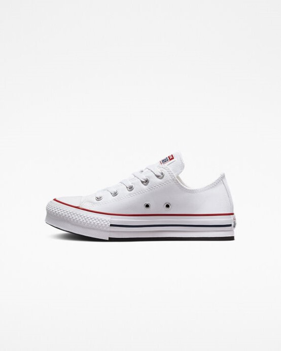 Biela/garnet/navy Converse Skľučovadlo Taylor All Star Lift Platform