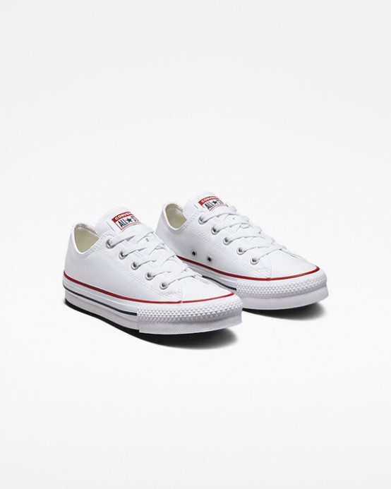 Biela/garnet/navy Converse Skľučovadlo Taylor All Star Lift Platform