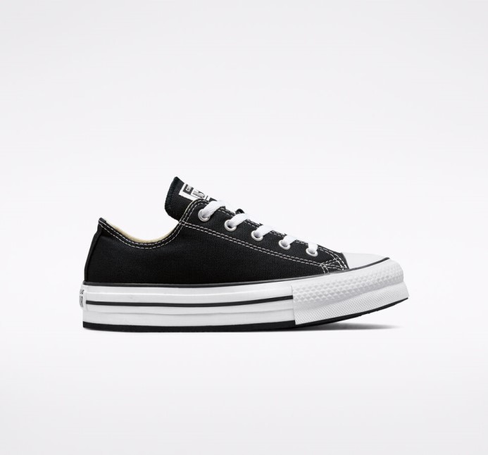 Converse Skľučovadlo Taylor All Star Lift Platforma čierna/biela