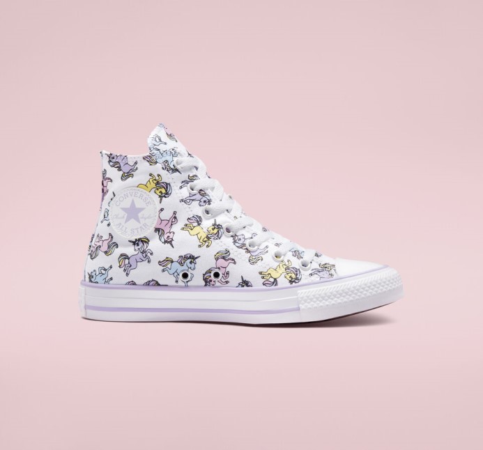 Chuck Taylor All Star Jednorožce Converse Biela/mesačný Kameň Fialová