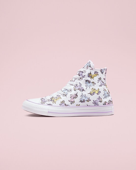 Chuck Taylor All Star Jednorožce Converse Biela/mesačný Kameň Fialová