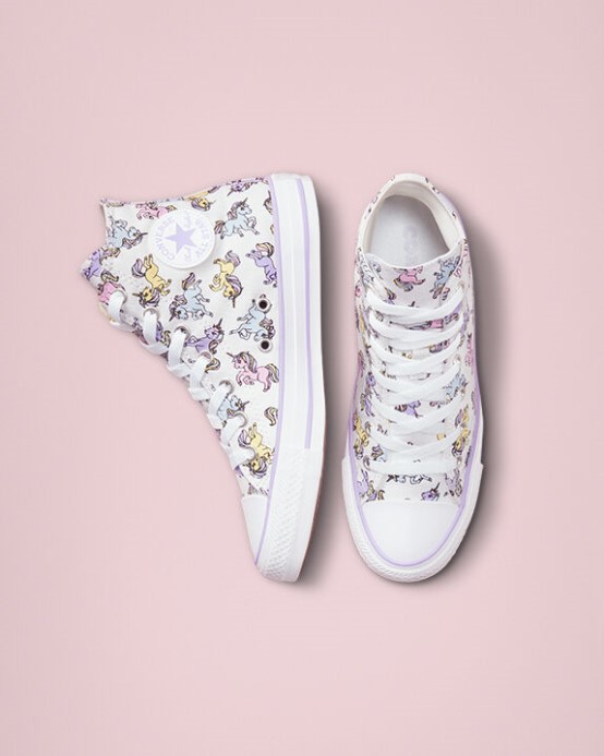Chuck Taylor All Star Jednorožce Converse Biela/mesačný Kameň Fialová