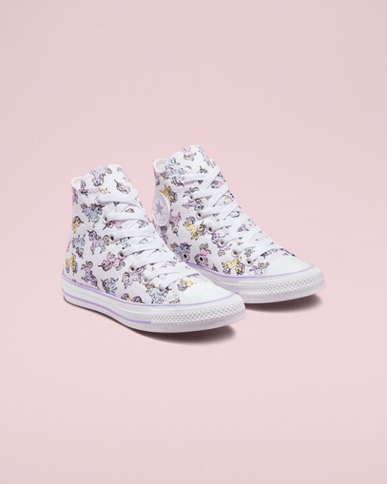 Chuck Taylor All Star Jednorožce Converse Biela/mesačný Kameň Fialová