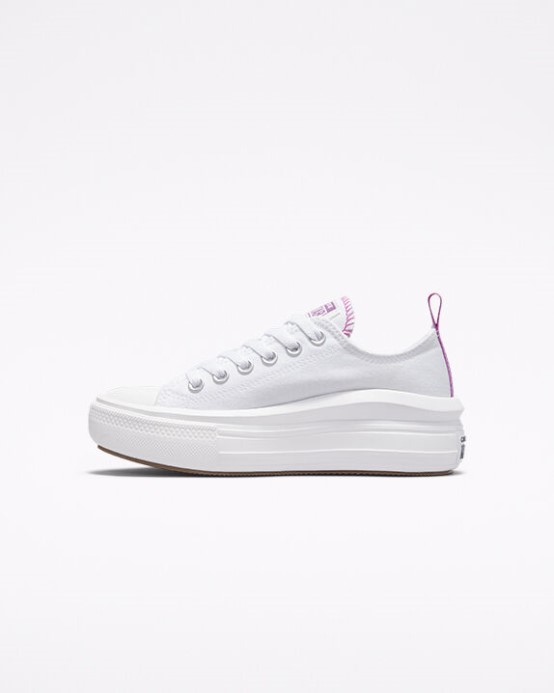 Biela/pixel Fialová Skľučovadlo Taylor All Star Move Platform Converse