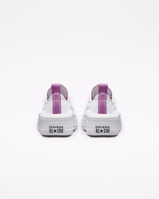 Biela/pixel Fialová Skľučovadlo Taylor All Star Move Platform Converse