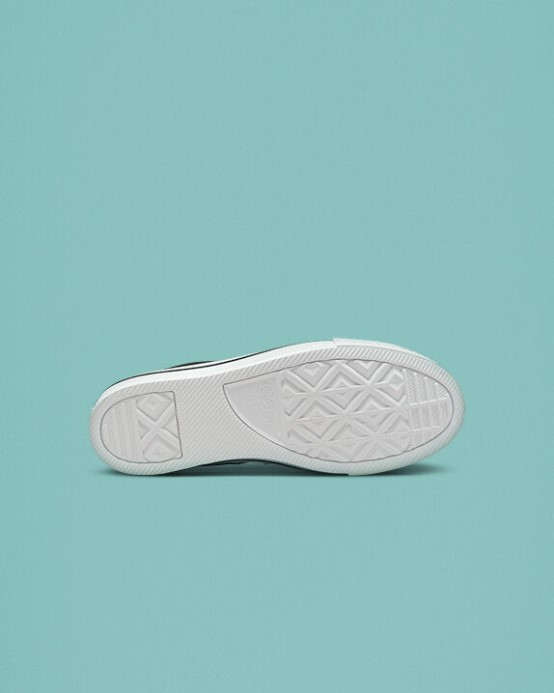 Converse Skľučovadlo Taylor All Star Lift Platforma Koža čierna/prírodná Slonovina/biela
