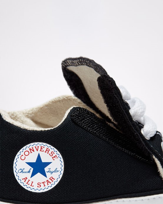 čierna/prírodná Slonovinová/biela Converse Skľučovadlo Taylor All Star Cribster Jednoduché Nasadzovanie