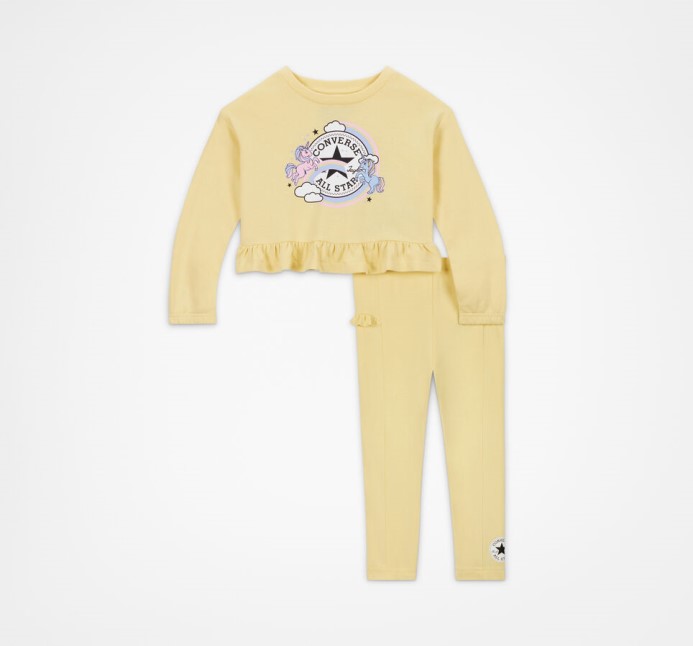 Volániková Súprava Crew & Legging Soft Sunshine Converse