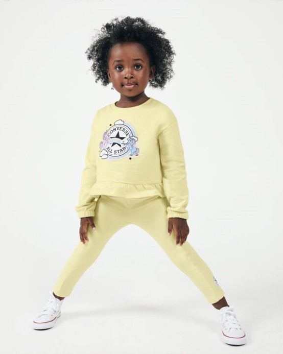 Volániková Súprava Crew & Legging Soft Sunshine Converse