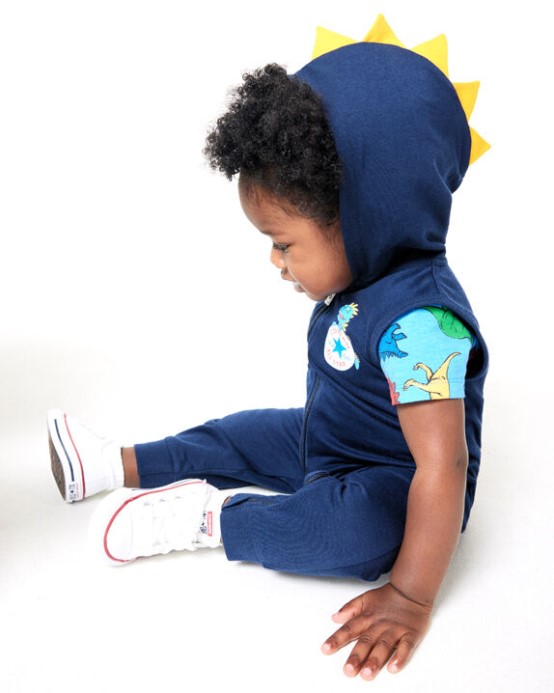 Dino Explorer Kombinéza A Body S Kapucňou Polnočné Námornícke Converse