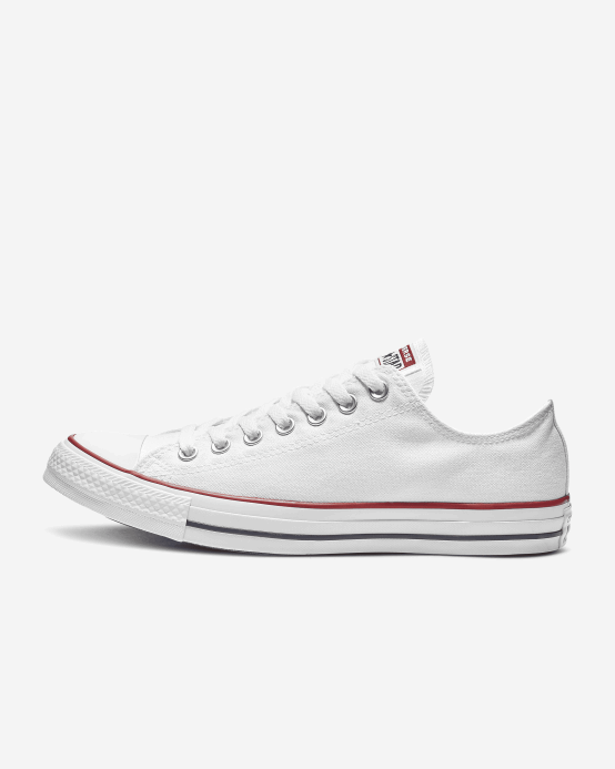 Biely Converse Chuck Taylor All Star Low Top