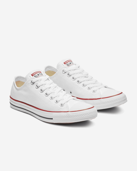 Biely Converse Chuck Taylor All Star Low Top